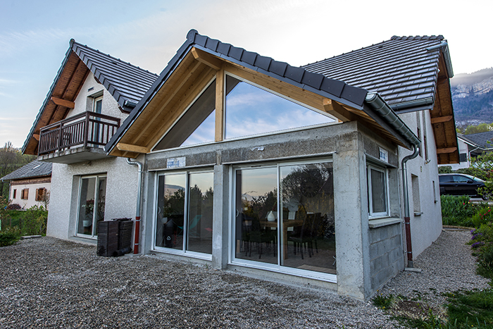 Véranda aluminium sur mesure à Annecy